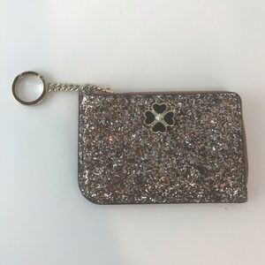 Kate Spade Med I Zip Card Holder Odette Glitter